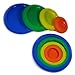 Set of 8 Reusable Silicone Food Saver by Pack-A-Meal (2 Sm Orange; 2 Med Yellow; 2 Lg Green; and 2 X-Lg Blue)