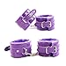 LOLO 10 PCS Set Nylon Adjustable Bed Set Suitable Leather Props Set (Purple)