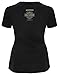 Harley-Davidson Women's Eternity Embellished V-Neck Short Sleeve Tee, Black