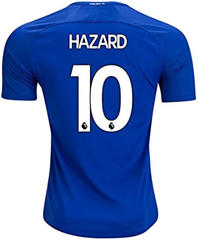 Worist 2017/2018 Mens Hazard 10 Chelsea Home Soccer Jersey Men's Color Blue Size L