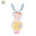 Plush Doll Bunny Babies Toys Metoo Backpack Clips Toddler Yellow Color 7 Inches
