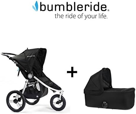 Bumbleride 2016 Indie Stroller with Carrycot in Silver Black