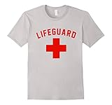 Lifeguard Red & White Certified Swimming Pool T Shirt