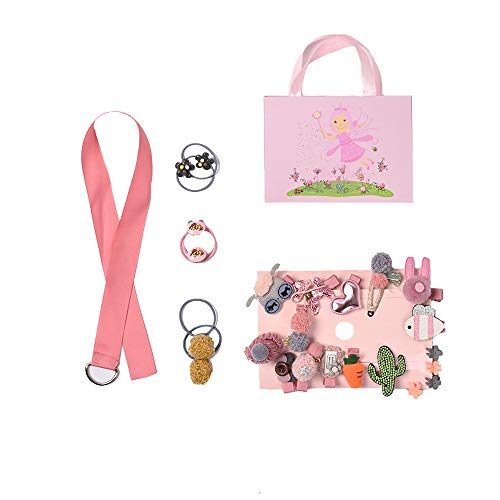Eyelashes DanceBaby Girls Hair Clips Cute Bows Accessories Kits Elastic Hair Ties Hairpins Set with Gift Box For Baby Girls Teens Toddlers, Assorted styles ?24-72 pcs, Pink, Small