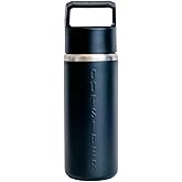 OUTSIDER Stainless Steel Vacuum Insulated Water Bottle–Thermos with Copper Clad Inner Lining – BPA Free and Leak Proof, Great Travel Tumbler for Outdoor, Home, Office – 26 ounces, Black