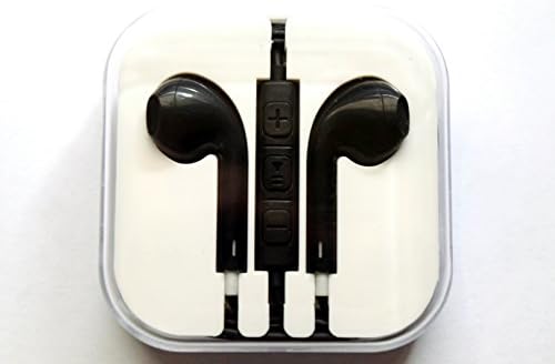 VNETECH Universal Earphones For All Generations iPhone, iPad, iPod, Mac, MacBook, Samsung, LG. (HD Black.)