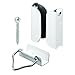Prime-Line PL 7847 7/16 In. Screen Top Hangers and Bottom Latches, Aluminum, White Finish (2 Sets)