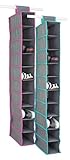 Home Basics 10 Shelf Quilt Closet Organizer