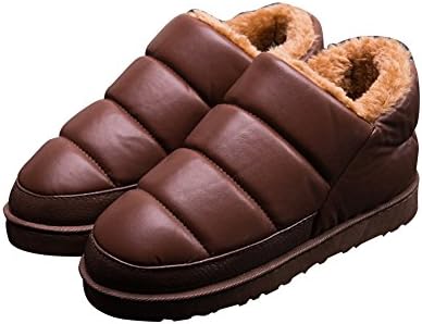 Nerig Winter Cool Comfort Outdoor Slip On Men Slippers Coffee 8.5-9 D(M) US