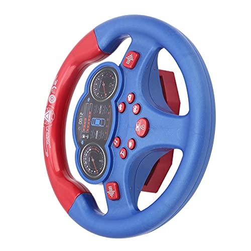 Janzoom Fake Steering Wheel, Sound and Light Effect Exercise Motor