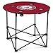 Logo Brands NCAA Alabama Crimson Tide Round Tailgating Table – Portable with Foldable Legs, 4 Cup Holders, Powder-Coated Steel, and 27.6