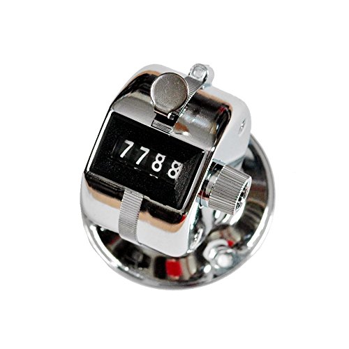 TC-08 Desk Tally Counter with Base, Digital Desktop Counter Clicker Mechanical Number Click Counter (12)