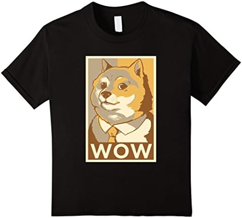 Kids Picture Of Doge T Shirt 12 Black