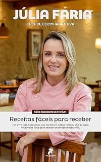 Livro Receitas fáceis para receber: Um livro com as receitas que me foram dadas no meu chá de casa nova e que faço para receber os amigos e a família.