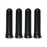 Empire Paintball Heavy Duty 140 Round Round Guppy Pods - 4 Pack - Black