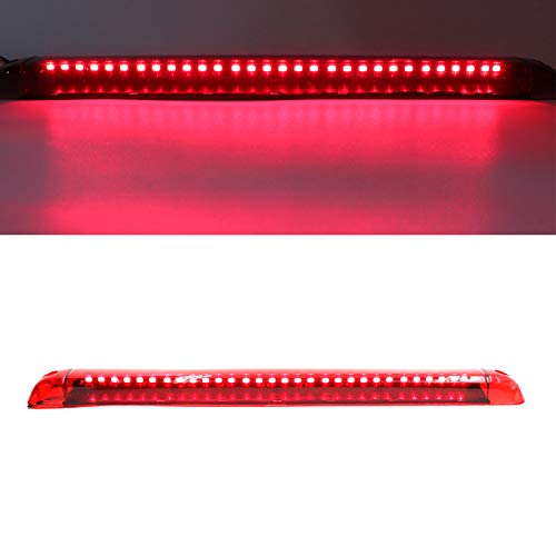 3rd Brake Light High Mount Stop Light Rear Brake Tail Light For 1992-2004 Chevrolet Suburban GMC Yukon Tahoe Hummer Pickup Truck, LED Brake Lamp With Red Lens - Thumbnail 3