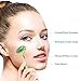 Jade Roller for Face Eye Gua Sha Scraping Massage Tool Set - Remove Wrinkles Puffiness, Body Facial Skin Lymphatic Massager - Teamkio Himalayan Jade Stone Kit with Gift Case