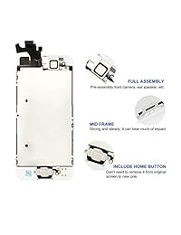 Giorefix - Pantalla LCD táctil digitalizadora de repuesto con herramientas de reparación y protector de pantalla