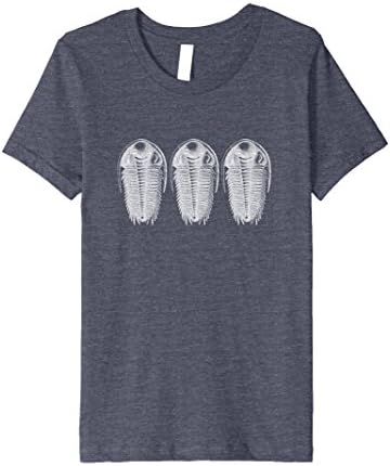 Kids Vintage Trilobite T-shirt Geology Gift Tee 8 Heather Blue