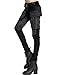Minibee Pernalized Punk Street Style Harem Pants Patchwork Zipper Pockets (M, Black 2)