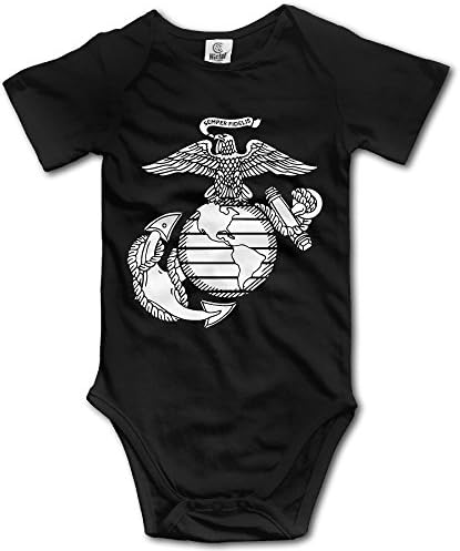 Newborn baby USMC United States Marine Corps Logo Bodysuit Clothes