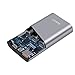 AUKEY 10050mAh Portable Charger with Qualcomm Quick Charge 3.0 Power Bank for Samsung Galaxy S8 / S8+, LG G5 / G6, HTC 10 and More - Gray