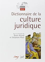 Dictionnaire de la culture juridique