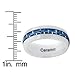 White Ceramic Men's Wedding Band With Blue Carbon Fiber Inlay, Comfort Fit Ring, 8mm Sizes 5 to 15