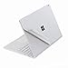 VFENG Premium 4-in-1 Full Body Skin Sticker Decals, Decorative Protector Skins for Microsoft Surface Book 2 13.5 Inch (i7 CPU Configuration Version)- Silver