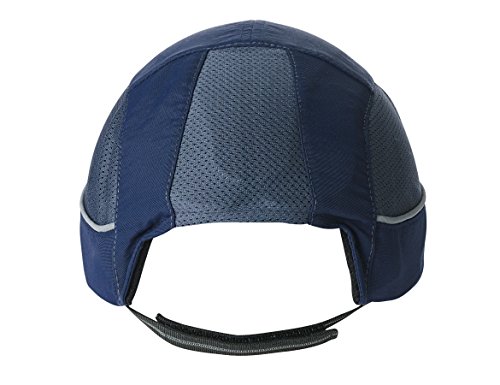 Ergodyne Skullerz 8960 Bump Cap with LED Brim Lighting, Long Brim, Navy