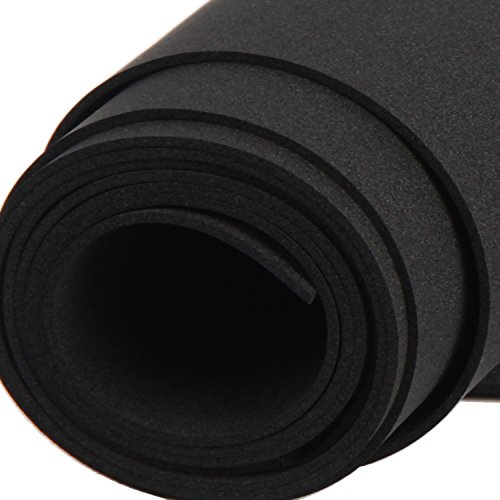 MAGZO Adhesive Rubber Mat 1/16 Inch Thick (.0625”), 12 Inch W x 4.9