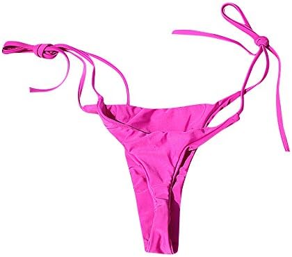 YAliDa 2019 clearance sale Women Swimwear Brazilian Cheeky Bikini Bottom Side Tie Thong Bathing Swimsuit(,