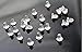 Freedi 100 Pcs Clear Rubber Bullet Clutch Safety Earring Backs and Backings Plastic