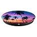 Tropical Paradise Sunset Beach Palm Trees Gift - PopSockets Grip and Stand for Phones and Tablets