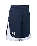 Under Armour Women's Pop A Shot Basketball Short, Midnight Navy (410), Youth Large