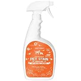 ANGRY ORANGE - Best Enzyme Pet Odor Eliminator and Stain Remover to Destroy Cat and Dog Urine 32oz Spray Bottle - New Fresh Citrus Scent