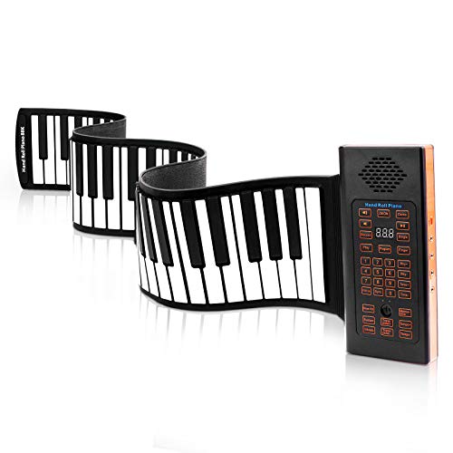 KPP Portable Keyboard Piano, Roll Up 88 Keys Electronic Keyboard