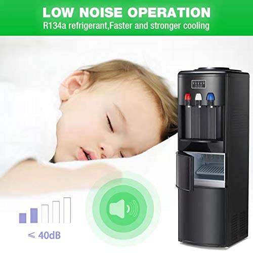 Antarctic Star 2in1 Water Cooler Dispenser with Builtin Ice Maker