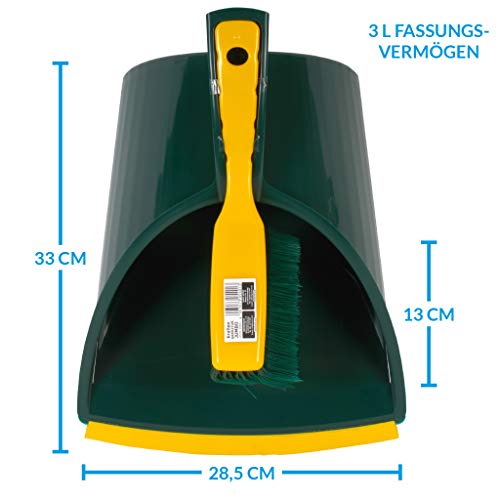 GARDI REX Kehrschaufel Set Outdoor | Ideal als Kehrset Garten | Kehrblech und Handfeger | Erg – Bild 8