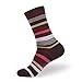 Enerwear 4 Pack Women's Merino Wool Outdoor Hiking Trail Crew Sock