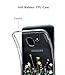 Unov Case for Galaxy J3 2018 Clear Design Slim Protective Soft TPU Bumper Embossed Pattern Cover Galaxy J3 Achieve Star Express Prime 3 V 3rd Gen (Flower Bouquet)