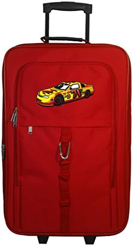 Kids Travel Zone Big Boys' Carry On With Nascar Image In Red