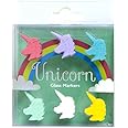 Wine Glass Markers with Colorful and Stylish Design - Set of 6 (Unicorn)