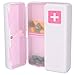 MYNER Magnetic Foldable Pill Box Case, 7 Compartments Portable Pill Organizer with 7 Lids for Storing 1-Week Dose Pill, Dustproof, Dampproof for Home and Travel (Pink)