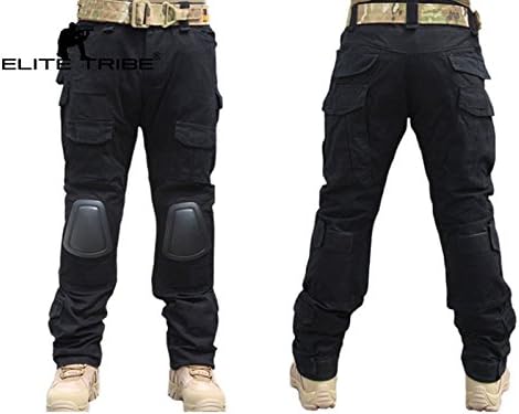 black tactical jeans