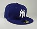 MLB New York Yankees Light Royal with White 59FIFTY Fitted Cap, 7 1/2