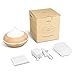 Aromatherapy Essential Oil Diffuser 4-IN-1 Cool Mist Ultrasonic Humidifier Wood Grain 200ML with 7 Colors LED Lights,Waterless Auto Shut-off for Home,Yoga,Spa,Bedroom,Baby Room by Aiho