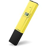 Dr.meter 0.1pH PH002 High Accuracy pH Meter/pH Pen Tester with ATC LCD 0-14 pH Measurement Range (PH002 pH Meter for Water)