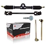FLYPIG Go Kart Steering Shaft Tie Rods Rack Kit