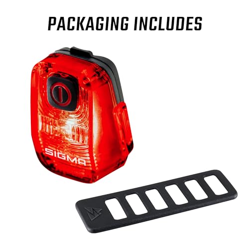 SIGMA HIRO 10 | wetterfestes Fahrradrücklicht mit 500 m Sichtweite | StVZO zugelassenes Rücklicht mit USB-C | Lange Leuchtdauer 2